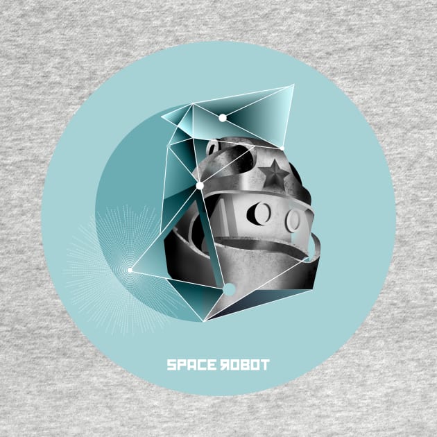 Space robot minimalism by ZCardula